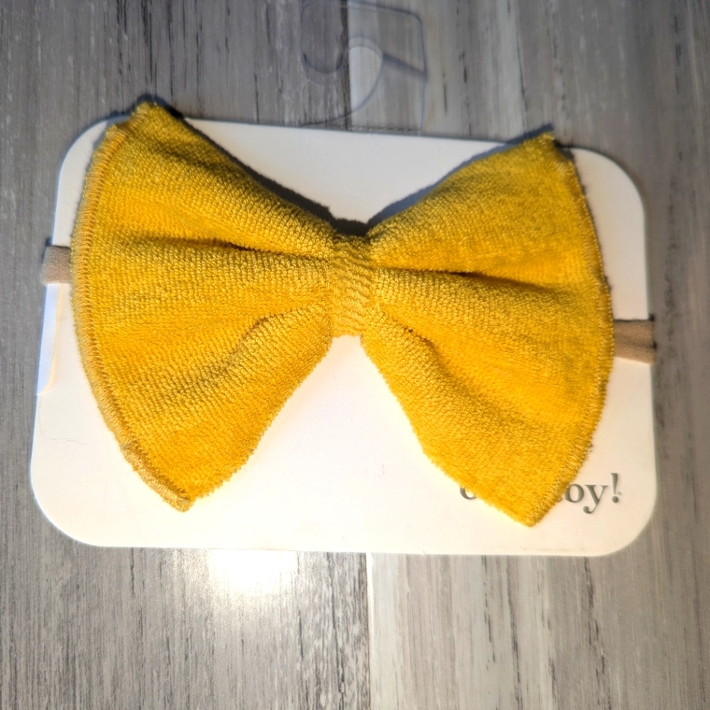 Oh Baby! Yellow/gold bow